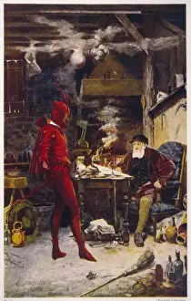 19th Century Opera Art Drucke: Gounod / Faust