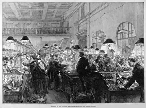 General Post Office London Drucke: Gpo Sorting, 1875