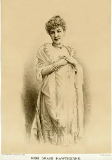 Entertainment History Figures Drucke: Grace Hawthorne