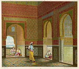 Granada Spain Landmarks Drucke: Granada / Alhambra 19C