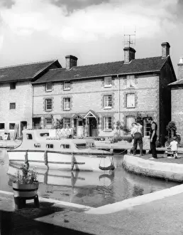 Northamptonshire Drucke: Großes Kanal-Lock