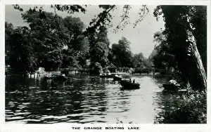 See Drucke: Der Grange Bootsee-Bach - Bettings Park, Bettings, Surrey