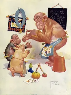 Lawson Wood Art Drucke: Granpops Lodge of Instruction