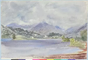 Cumberland Drucke: Wasser von Grasmere, Cumberland