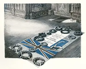 World War One Casualties Drucke: Grave Unknown Soldier