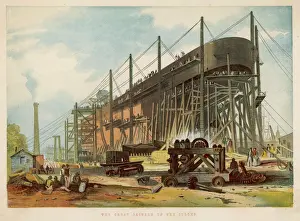 Great Eastern Ship Drucke: Great Eastern Building