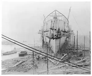 London Docklands History Drucke: Great Eastern Built