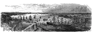 Great Eastern Steamship Drucke: GREAT EASTERN AT NY