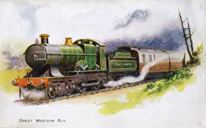 GWR History Drucke: Great Western Train