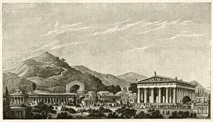 Ancient Olympia Greece Drucke: Greece / Olympia(Restored)