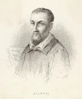 Famous Italian Musicians Drucke: Gregorio Allegri