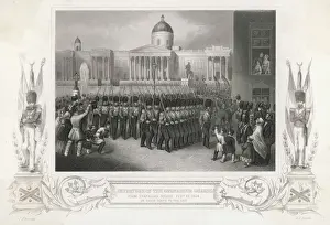 Mary Evans Prints Collection Drucke: Grenadier Guards Depart