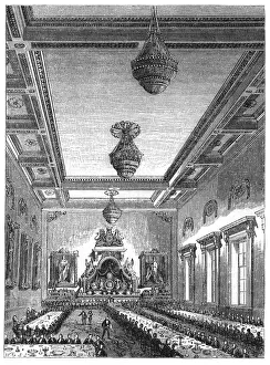 Innenausstattung des Grocers Halls