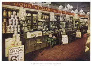 Vintage Grocery Store Drucke: Grocers Interior