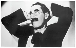 Verwandte Bilder Drucke: Groucho Marx / Briefkarte