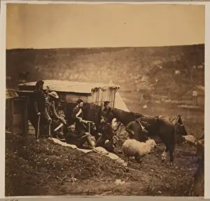 Crimean War Soldiers Drucke: Group of 4th Dragoon Guards