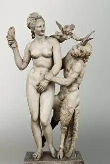 Delos Drucke: Gruppe der Aphrodite und des Pan