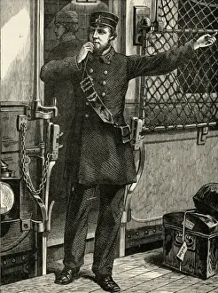 Platform Scenes From The Past Drucke: GUARD (1860S)