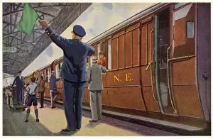 North Eastern Railway Drucke: GUARD (1930S)