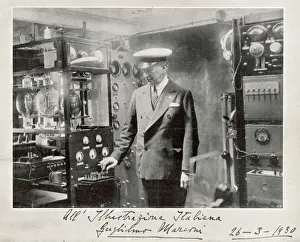 Physiker Drucke: Guglielmo Marconi