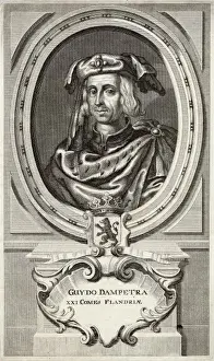 13th Century Artwork Drucke: Gui De Dampierre