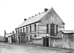 Early 1900s Photography NI Drucke: Guildhall, Saintfield