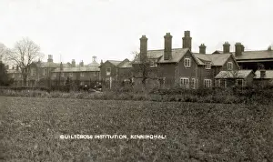 Norfolk Drucke: Schuldkreuzunion Arbeiterwohlfahrtshaus, Kenninghall, Norfolk
