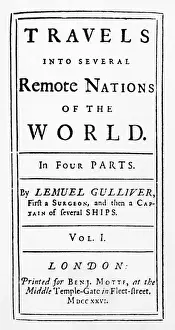 Classic Literature Art Drucke: Gulliver / 1st Edition