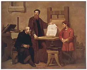 Early Printing Technology Drucke: Gutenberg Displays Work