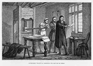 Printing Technology History Drucke: Gutenbergs printing press