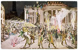 Somerset Drucke: Guy-Fawken-Karneval