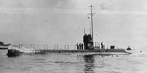 Royal Navy Submarine Drucke: H. M. S. E7 submarine
