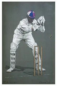 Historical Cricket Images Drucke: H Martyn - Cricketer