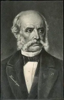 19th Century Music Drucke: H Vieuxtemps / Postcard