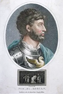 Roman Emperor Portraits Drucke: Hadrianus (Colour)