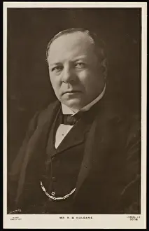 Historical Statesman Images Drucke: Haldane Pho