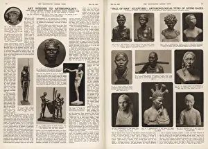 Bildhauerei Drucke: Skulpturen im Menschenhalle von Malvina Hoffman