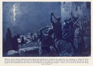 Ottoman Empire History Images Drucke: Halleys Comet