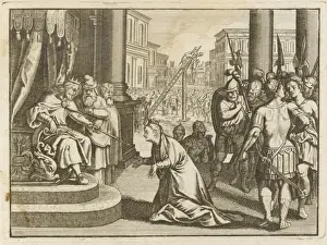 Jewish History Drucke: Haman Hanged