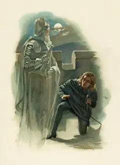 Hamlet und Geist / 1899