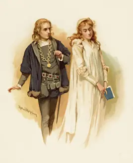 Classic Literature Inspired Art Drucke: Hamlet and Ophelia