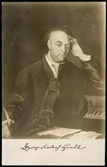 Classical Music Composers UK Drucke: Handel / Postcard