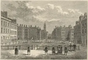 Historical Maps Of England Drucke: Hanover Square