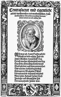 Drucke von Hans Sachs - Zu Ehren des deutschen Schuhmachers, Dichters und Meistersänger aus Nürnberg, Autor von über 6000 Werken, Befürworter der Reformationsbewegung unter Luther Hans Sachs Drucke: Hans Sachs