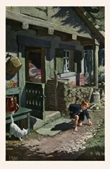 Classic Fairy Tale Prints Online Drucke: Hansek and Gretel