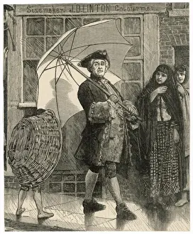 Historical Figures UK Drucke: Hanways Umbrella / Anon