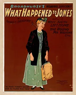Vintage Theatre Posters UK Drucke: What happened to Jones Broadhursts hilarious sufficiency