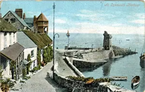 Drucke von Hafen von Lynmouth in der Grafschaft Devon im Vereinigten Königreich Großbritannien. Datum: Jahrzehnt nach 1910 Lynmouth Drucke: Hafen, Lynmouth, Devon
