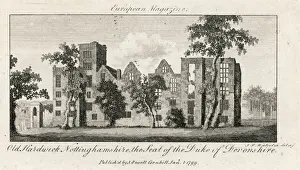 Historic Buildings UK Drucke: Hardwick Old Hall