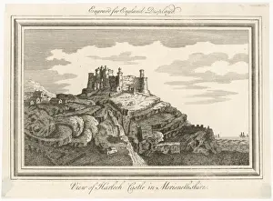 Medieval Fortresses UK Drucke: Harlech Castle / Display d